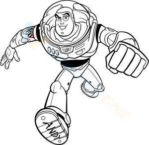 Buzz Lightyear running