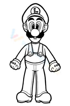 Standing Luigi