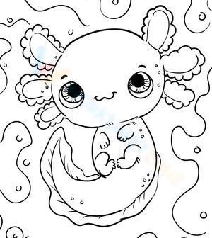 Baby Cute Axolotl