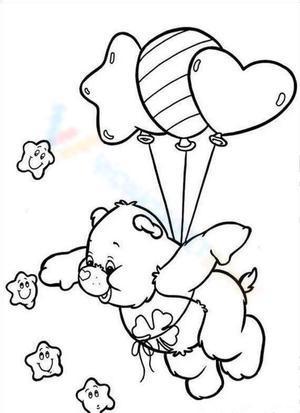 Flying care bear