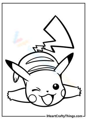 Cheerful pikachu