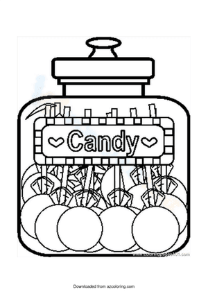 A jar of candies