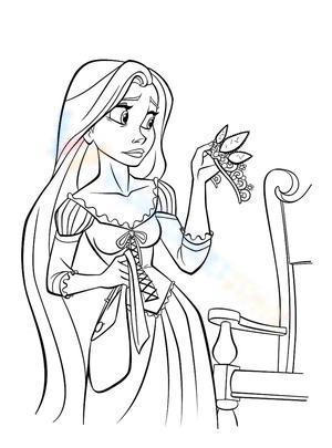 Rapunzel and the crown