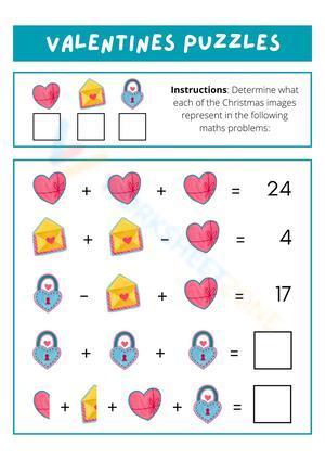 Valentines Maths Grade 4