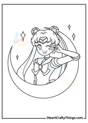Delighed Sailor Moon