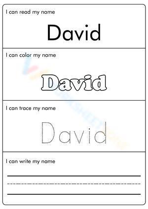 Name Tracing: David
