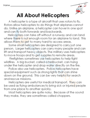 All About Helicopters
