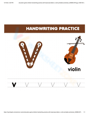 V for violin