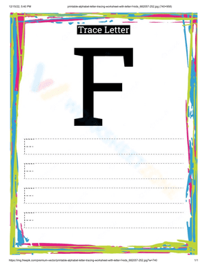 F letter