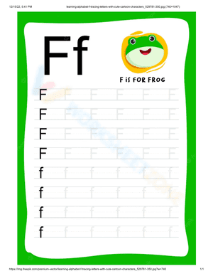 F for Frog