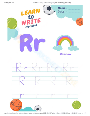 R for rainbow