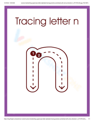 Simple letter N