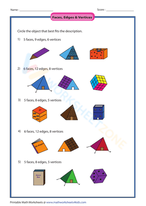 Vertices and Edges worksheet
