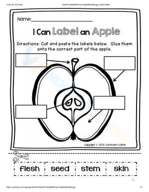 I can label apple