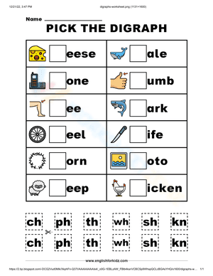 Pick the digraphs