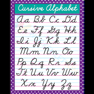 Cursive Alphabet 2