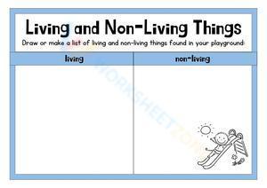 Living and non-living listing