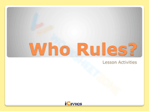 Who rules?