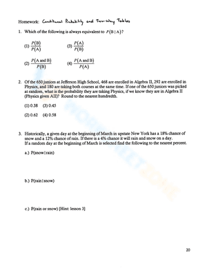 Conditional Probability 3