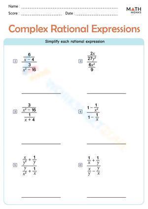Make the rational expression simple