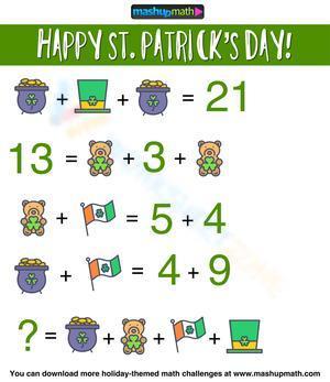 St Patrick math