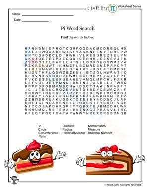 Pi Wordsearch