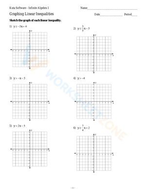 Graphing Linear Inequalities 1