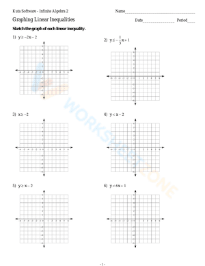 Graphing Linear Inequalities 2