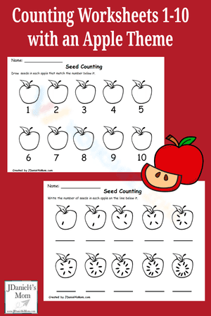 Worksheet - one to one correspondence
