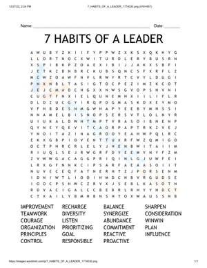 7 habits for a leader