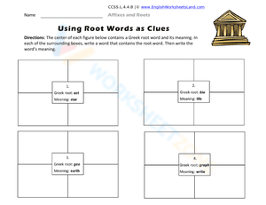 Using Root Words as Clues 