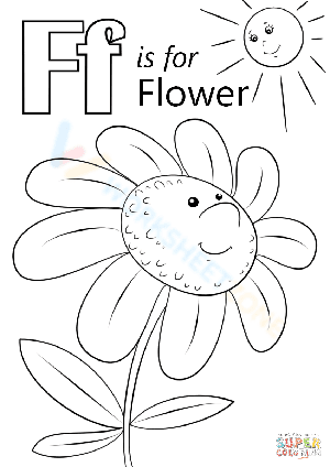 Letter F is for Flower