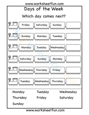 Which day comes next?