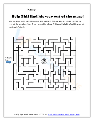 Help Phil find his way out of the maze!