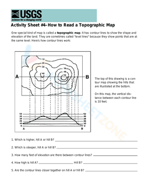 How to Read a Topographic Map