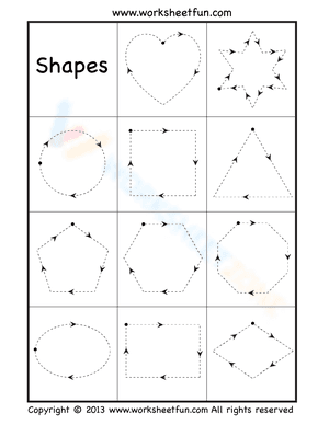 Shapes tracing