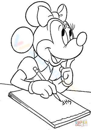 Minnie Is Writing