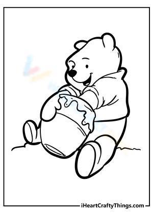 Winnie The Pooh with honey