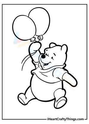 Winnie The Pooh with baloon