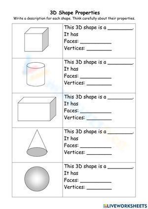 3D shape properties