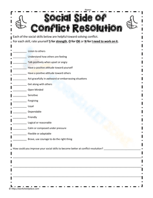 Conflict Resolution and Emotion