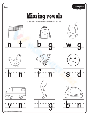 Missing vowels