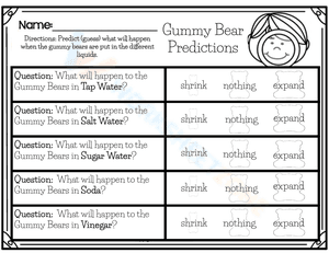 Gummy Bear Predictions