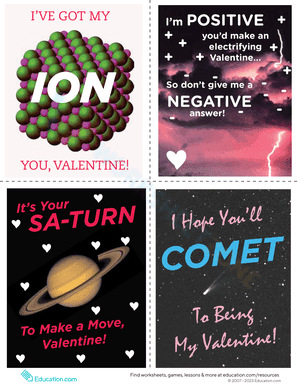 Valentine's Day in Science Language