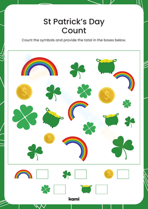 St Patrick's Day Count