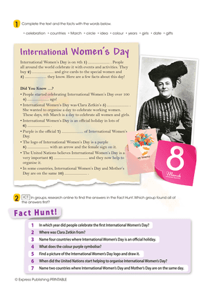 What do you know about Women's Day?