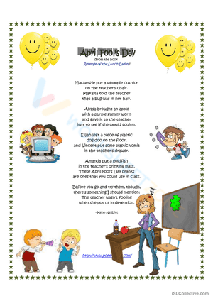 April Fools' Day poem