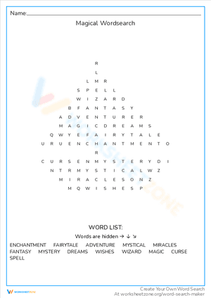 Magical Wordsearch