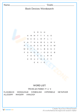 Book Devices Wordsearch