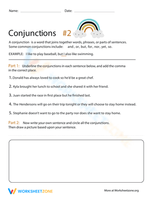 Conjunction Practice #2
